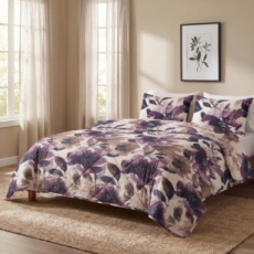 Lazy dekbed Lena Paars Met Kussenslopen Lazy dekbed Lena Paars Met Kussenslopen