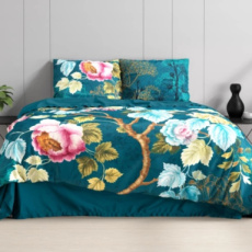 Dekbedovertrek Chanda Blauw 140x200/220 Dekbedovertrek Chanda Blauw 140x200/220